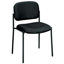 Picture of Basyx BSXVL606VA10 Armless Guest Chair- 21-.25in.x21in.x32-.75in.- Black
