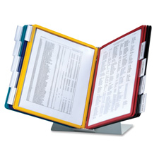 .  Desk Reference System- w- Desk Stand- 10 Letter Sleeves