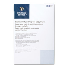 Picture of Business Source BSN36590 Multipurpose Paper- 92 Bright- 20lb.- 11in.x17in.- 5RM-CT- White