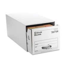 Picture of Business Source BSN26754 Storage Drawer- Letter- 12-.50in.x23-.50in.x10-.25in.- 6-CT- WE
