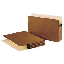 File Pocket- 14-.75in.x9-.50in.- 5-.25in. Exp- Kraft
