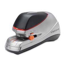 Electric Stapler- 45 Sheet Cap.- .25in.-1-.25in. Throat- Silver