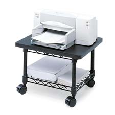 Picture of Safco Products Company SAF5206BL Under Desk Printer-Fax Stand- 4 Casters- 19in.x16in.x13-.50in.- Black