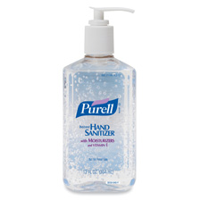 Instant Hand Sanitizer- Pump Bottle- 12 oz.- 12-CT- Clear