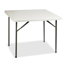 Picture of Lorell LLR60328 Banquet Table- 250 lb Capacity- 36in.x36in.x29in.- Platinum