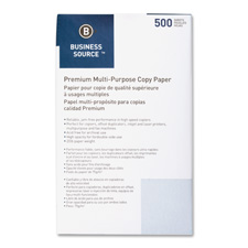 Picture of Business Source BSN36593 Multipurpose Paper- 20lb.- 92 Bright- 8-.50in.x14in.- 10RM-CT- White