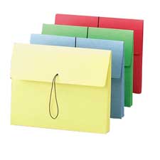 Wallet With Elastic Closure- 2in. Exp- 11-.75in.x9-.50in.- Assorted