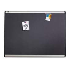 Magnetic Fabric Bulletin Board- w-Clips-Magnets- 3ft.x2ft.- AM