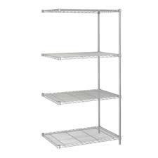 Picture of Safco Products Company SAF5290GR 2 Extra Shelves- 36in.x24in.x72in.- Gray