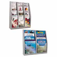 Picture of Deflect-O Corporation DEF52809 Pamphlet Holders- 12 Pocket- 15-.75in.x5in.x19-.75in.- Gray