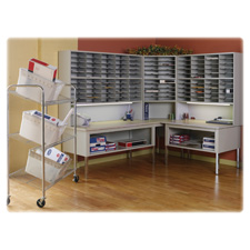Picture of Mayline Group MLNSLF60PG Under Shelf- 60in.x30in.- Pebble Gray
