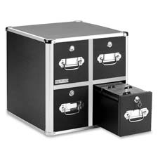 Picture of Ideastream Products IDEVZ01049 Vaultz CD Cabinet- 4-Drawer- 8-.50in.x15in.x14in.- 660 Cap