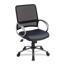 Picture of Lorell LLR69518 Mesh Task Chair- 25in.x25in.x42in.- Black