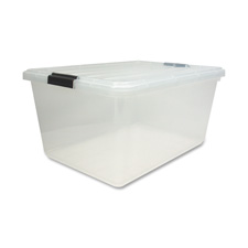 Picture of Iris IRS100101 Storage Box W-Lid- 68 Quart- 17-.50in.x26-.13in.x11-.88in.- Clear