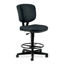 Picture of HON Company HON5705GA10T Volt Stool- Adjustable Footring- 27in.x29-.50in.x49-.88in.- Black