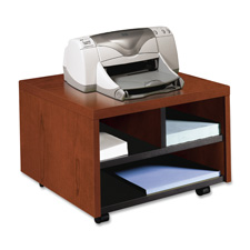 Picture of HON Company HON105679NN Printer-Fax Stand- Mobile- 20in.x19-.88in.x14-.13in.- Mahogany