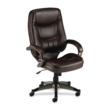 Picture of Lorell LLR63280 Executive High-BackChair- 26-.50in.x28-.50in.x47-.50in.- SDL-LTH-CNE