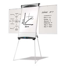 Picture of Quartet QRTEU500E Magnetic Dry-erase Easel- Adjustable Height- 73in.H- Silver