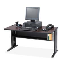 Picture of Safco Products Company SAF1931 Computer Desk- Reversible Top- 47-.50in.x28in.x30in.- MY-MOK