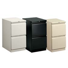 Picture of HON Company HON33820RL Mobile Pedestal- File-File- R Pull- 15in.x19-.88in.x28in.- Putty