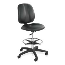 Picture of Safco Products Company SAF7084BL Extended Height Chair- Ajustable26in.x26in.x44-.50in.x54in.BK-Vinyl