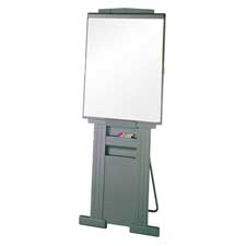 Picture of Quartet QRT200E Plastic Easel- Adjusts from 39in. to 72in. High- Gray