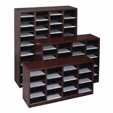 Picture of Safco Products Company SAF9321MH Literature Organizer- 36 Cmptmnt- 40in.Wx11-.75in.Dx23in.H-2in.H- MY
