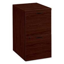 Picture of HON Company HON105104NN Mobile Pedestal- File-File- 15-.75in.x22-.75in.x28in.- Mahogany