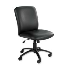 Picture of Safco Products Company SAF3490BV Exec. High-Back Chair- 27in.x30-.25in.x40-.75in.-44-.75in.- BK Vinyl