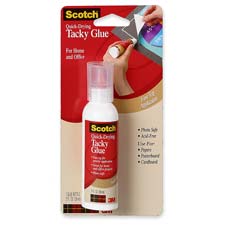 Picture of 3M MMM6052 Tacky Glue- Quick Drying- Dries Clear- Nontoxic- Acid-free- 2 oz