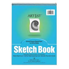 Picture of Pacon Corporation PAC4850 Sketch Book- Acid-free- Medium Weight- 9in.x12in.- 30 Sheets