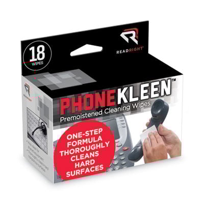 Picture of Read-Right REARR1203 Phone Kleen Wipes- Pre-Moistened- 