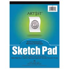 Picture of Pacon Corporation PAC4746 Sketch Pads- Medium Weight- Acid-free- 9in.x12in.- 50 Sheets