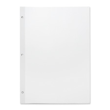 Reinforced Filler Paper- Plain- 11in.x8-.50in.- White