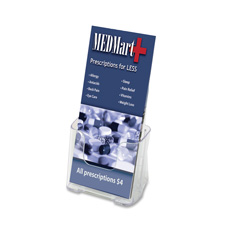 Picture of Deflect-O Corporation DEF77501 Rigid Literature Rack- Leaflet Size- 4-.38in.x3-.75in.x7-.75in.- CL
