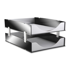 Stacking Supports- Aluminum- 4-ST- Black-Acrylic