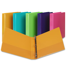 Presentation View Binder- 11in.x8-.50in.- 1in. Cap- Purple