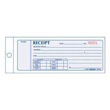 Picture of Rediform Office Products RED8L800 Money Receipts- Carbonless- 2 Parts- 2-.75in.x7in.- 100-BK