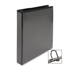 D-Ring View Binder- 4in. Capacity- 11x8-.50in.- Black