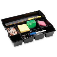 Picture of Rubbermaid RUB21864 Drawer Organizer- w-9 Compartments- 14-.88in.x11-.88in.x2-.50in.- BK