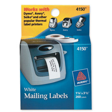 Picture of Avery Consumer Products AVE4153 Multi-purpose Labels- 4in.x2-.13in.- 140-Roll- White