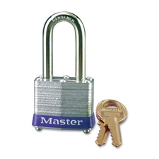 Picture of Master Lock Company MLK3DLF Long Shackle Padlock- w- 1-.50in. Shackle- Rust-Proof