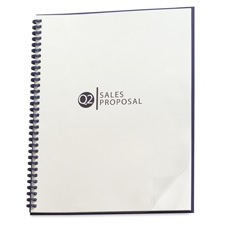 Picture of General Binding Corporation GBC2001036 Presentation Cover- Plain- Heavy Wt.- Round Corners- CL
