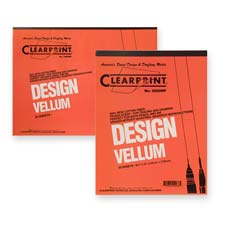 Picture of ClearPrint CLE10001410 Vellum Pad- 50 Sheets- Acid-free- 8-.50in.x11in.- White