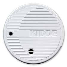 Picture of Kidde Fire and Safety KID440374 Smoke Alarm- Flashing LED- 9V Battery Included- White