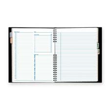 Picture of Rediform Office Products REDA29C81 Daily Planner-Appt- 7AM-830PM- 9-.25in.X7-.25in.- 192 Shts- BK