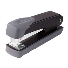 SWI71101 Desk Stapler- Staples 20 Sheet Cap- 105 Per Strip- Black