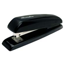 Desk Stapler- Uses Standard Staples- 2-20 Sh Cap.- Black