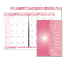 Picture of House of Doolittle HOD5226 Monthly Journal- Breast Cancer- Jan-Dec- 100 Rld Pgs- 7in.x10in.- PK