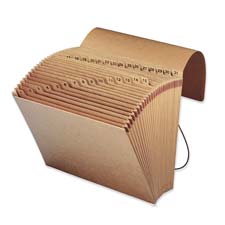 Expanding File w-Flap- 1-31- Letter-Size- 12in.x10in.- Kraft
